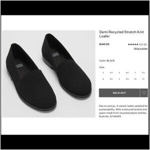 Eileen Fisher Demi Recycled Stretch Loafers Excellent Condition Sz 7